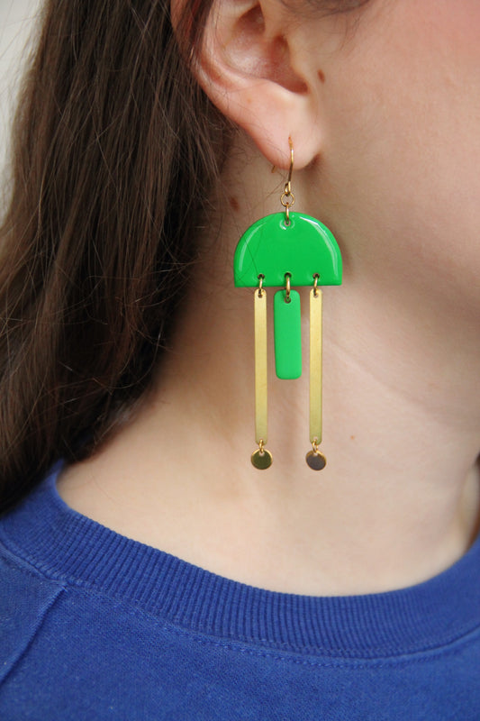 STELLAR earrings 2.0 - Green