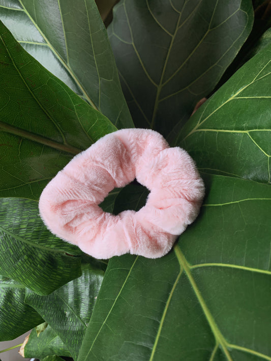 Fluffy scrunchie - Pink