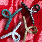 OLGA hair claw - Petrol blue