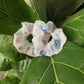 Flower mesh scrunchie - Blue