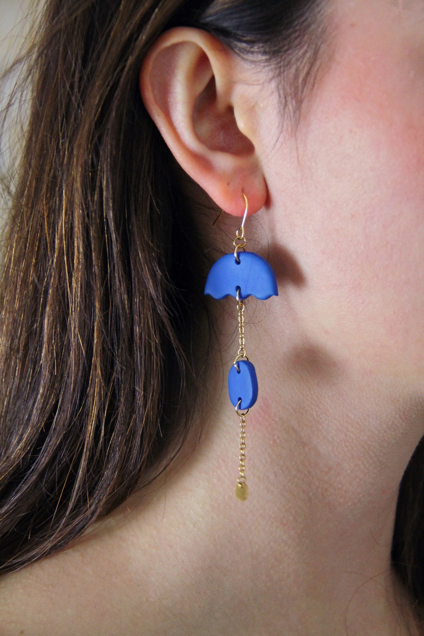 RAINDROP earrings - Blue