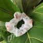 Flower mesh scrunchie - Pink